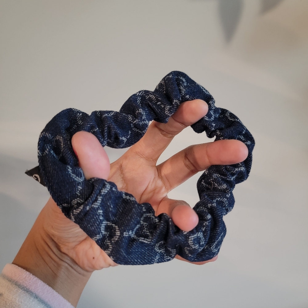 3pcs Stylish Patterned Mono Scrunchie Hair Tie - Picture 4 of 5